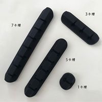 JX Nouveau support de câble auto-adhésif en silicone sans résidu pour lignes de charge et écouteurs 1 trou