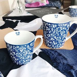 Blue and White Plants Flower Floral Series Western Plate Steak Plate - Product Image 5