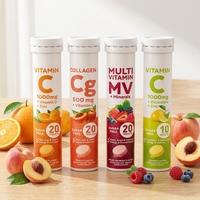 Tablet Vitamin C Effervescent Terlaris untuk Ekspor dengan Seng & Elektrolit Meningkatkan Pencernaan Langsung dari Sumbernya