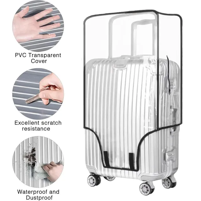 Wear-Resistant Waterproof and Dustproof Transparent Pvc Luggage Protective Cover