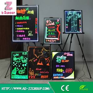 Nhà Máy Bán buôn huỳnh quang LED bảng viết chiếu sáng đánh dấu màu RGB đèn <span class=keywords><strong>Flash</strong></span> bảng chiếu sáng SMD 5050 quảng cáo hiển thị - Product Image 6