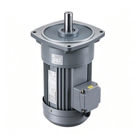 Moteur à engrenages horizontal AC petit format, étanche, monophasé/triphasé, 50Hz/60Hz, 220-380V, efficacité IE3, hélicoïdal, ODM, réducteur de boîte de vitesses 110mm