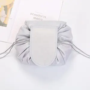 Sac cosmétique à cordon personnalisé paresseux sac de pochette cosmétique magique pochette organisateur de maquillage de voyage étanche à cordon
