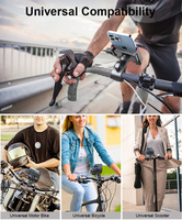 Soporte para Teléfono Compatible con Bicicletas y Motocicletas Todoterreno, Puede Girar 360 Grados y es Apto para Teléfonos de 4-7 Pulgadas