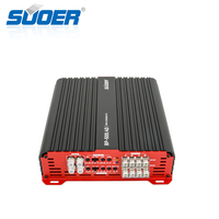 Amplificateur de voiture Suoer BP-2000 Monoblock 6000W Classe D, 2000 Watts RMS avec séparateurs de fréquences et égaliseurs à 1 canal
