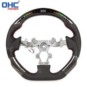 OHC มอเตอร์คาร์บอนไฟเบอร์ LED <span class=keywords><strong>พวงมาลัย</strong></span>สําหรับ Nissan 350Z 370Z GTR Navara R34 Y61 Altima - Product Image 6