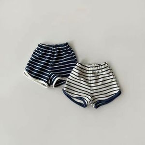 여름 아기 바둑판 반바지 면 소년 소녀 줄무늬 바지 편안한 아기 옷 - Product Image 5