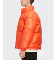 Vestes et manteaux d'hiver pour hommes, logo personnalisé sur le devant, réversibles et coupe-vent