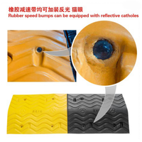 Ralentisseur de vitesse portable en caoutchouc Xinhong avec segments amovibles, robuste, pour le calage du trafic, 5-8 kg, pour chantier de construction