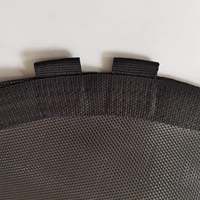 Tapis de remplacement professionnel en maille pour trampoline de jardin, cercle noir, élastique, gymnastique, avec logo personnalisé, pour usage commercial et domestique