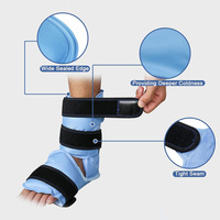 Enveloppe de glace pour la cheville pour soulager la douleur au pied et les blessures aux pieds, compresses de gel réutilisables pour la tendinite d'Achille