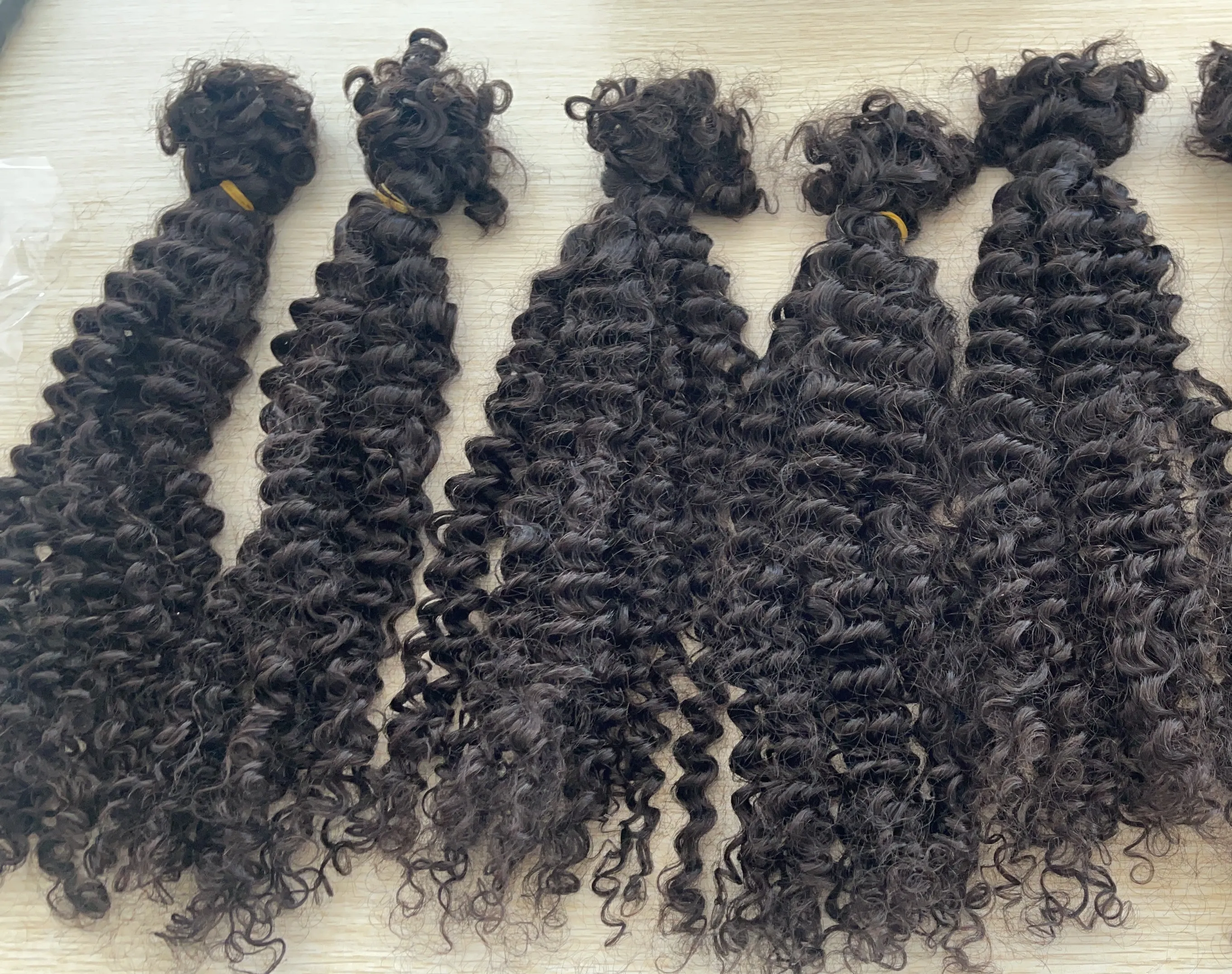 Wholesale Virgin Hair Bulk Hair for Braiding Kinky Curly Brazilian Hair