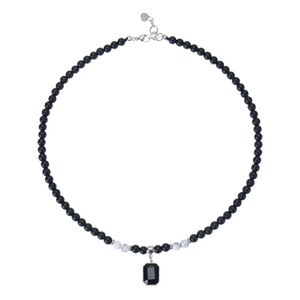 <span class=keywords><strong>Collana</strong></span> pendente Vintage in acciaio inossidabile nero con <span class=keywords><strong>pietre</strong></span> preziose da <span class=keywords><strong>uomo</strong></span> Hip Hop pietra smerigliata occhio di tigre <span class=keywords><strong>collana</strong></span> di perline gioielli - Product Image 4