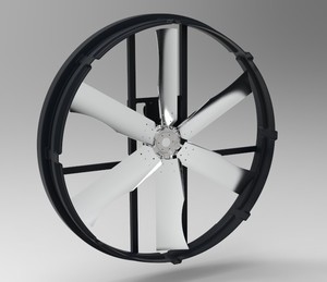 Ventilateur de grange robuste de 55 pouces à entraînement direct, à économie d'énergie, avec vitesse variable pour l'élevage de volailles, de lait et de bétail - Product Image 1