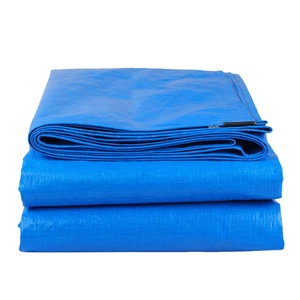 Bâche en PEHD/PEBD laminée imperméable, tissée, bleue, 180 GSM, 4x5M, pour couverture <span class=keywords><strong>de</strong></span> tente <span class=keywords><strong>de</strong></span> camping extérieure et auvent - Product Image 5