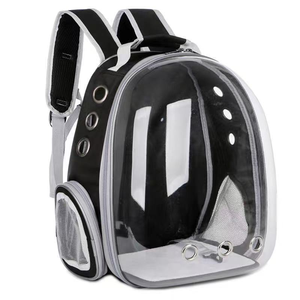Large Capacity Transparent Oxford Material Foldable Travel Carrier Portable Dog Tote <b>Backpack</b> Zipper Fashionable Modern Classic - Product Image 3