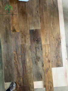 Phong Cách Cũ Sáp Dầu Multilayer Tái Hoang Elm Gỗ Gỗ Sàn Dài Ván Sàn Cho Biệt Thự - Product Image 5