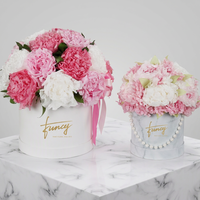 Centres de table intérieurs, Décoration d'intérieur, Arrangements floraux, Bouquets, Cadeaux, Fleurs éternelles préservées, Pivoines, Roses