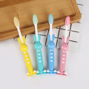 Juego de cepillos de dientes de silicona al por mayor para bebés y niños pequeños, paquete de 4, cepillos de dientes de cerdas suaves para entrenamiento - Product Image 6