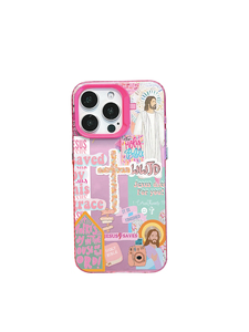 <span class=keywords><strong>เคส</strong></span>โทรศัพท์ลายคอลลาจ Faith Scrapbook สีชมพูสดใส ป้องกันการกระแทก สำหรับรุ่น 7/8/<span class=keywords><strong>XR</strong></span>/XS/<span class=keywords><strong>11</strong></span>/12/13/14/15/16/17 Pro - Product Image 6