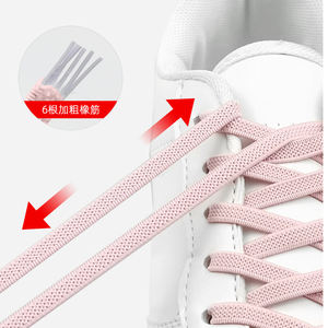 Lacets élastiques sans nœud, boucle magnétique en métal paresseux, lacets élastiques <span class=keywords><strong>pour</strong></span> chaussures - Product Image 3