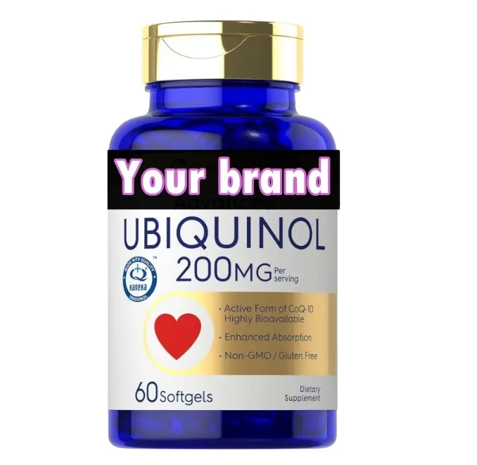 유비퀴놀 200 mg (CoQ-10 감소), 30 소프트젤-심장 및 뇌 기능 촉진-건강한 노화 지원-코엔자임 Q10 - Ubiq
