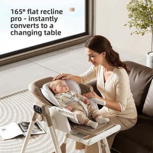 <span class=keywords><strong>Chaise</strong></span> haute pliable et réglable pour bébé avec fonctions de sécurité, en plastique, pour enfants de 3 mois et plus, usage domestique - Product Image 5