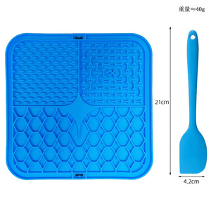 Bol pour animaux de compagnie en silicone écologique sans BPA, logo personnalisé, distributeur de nourriture lent, tapis à lécher, anti-étouffement, pour Noël, Pâques, accessoires pour chiens - Product Image 6