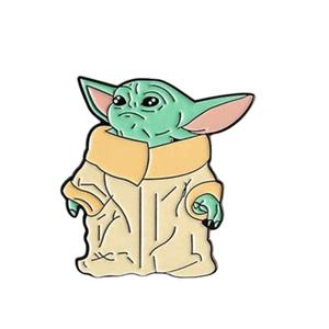 Cute custom <span class=keywords><strong>baby</strong></span> <span class=keywords><strong>yoda</strong></span> pin button badge distintivo in metallo pin cute cartoon badge button spille smaltate - Product Image 1