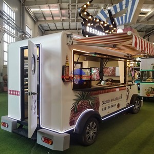 Catering Food Truck Fully Equipped Taco Trailers Mobile Kitchen Pizza Coffee Cart Ice Cream <b>BBQ</b> Food Truck Mobile Food Trailer - Product Image 6