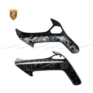 Pièces de rechange, couvre-poignée de porte intérieure en fibre de carbone sèche pour Lamborghini Huracan Lp610 Lp580 - Product Image 6