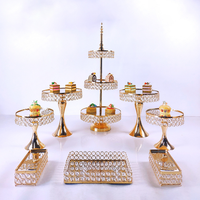 Fournisseur de produits de boulangerie OEM, outil pour gâteaux, ensemble de 3 supports à cupcakes en acier inoxydable de style européen avec couvercle