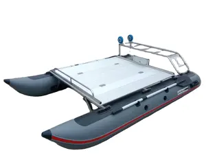 1/2 사람 풍선 보트 미끼 낚시 Catamaran PVC 폰툰 보트