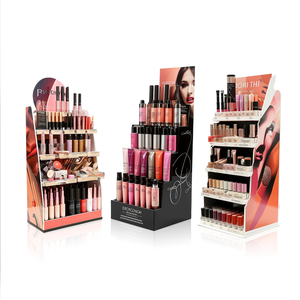 Expositor <span class=keywords><strong>de</strong></span> Maquillaje <span class=keywords><strong>de</strong></span> PVC Acrílico Personalizado para Brillo Labial y Lápiz Labial, Expositor <span class=keywords><strong>de</strong></span> Cosméticos para <span class=keywords><strong>Tiendas</strong></span> en Línea - Product Image 5