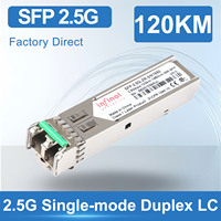 Módulo Óptico SFP INFINOL 2.5G Monomodo de Doble Fibra LC 10km/20km/40km/80km/120km Compatible con Switches y Routers de las Principales Marcas