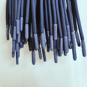 Cuerda de algodón y poliéster con logotipo personalizado, cordón con punta de plástico de goma sumergida en silicona para sudaderas con capucha, traje de baño, pantalones de playa - Product Image 5