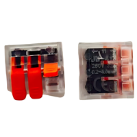 Connecteur de câblage transparent JM-413 1 entrée 2 sorties, bornier de raccordement à 3 ports, 32A jusqu'à 450V, boîte de jonction pour éclairage LED