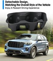 Porte-gobelet de console centrale compatible avec Ford Explorer 2020-2024 |   Insert amovible en silicone pour porte-gobelet, antidérapant et imperméable