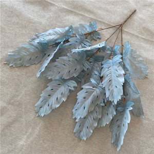 Hojas Artificiales de <span class=keywords><strong>Eupatorium</strong></span> al por Mayor, Ramas de Hojas de Zelan para Decoración del Hogar, Bodas, Patios y Oficinas - Product Image 4