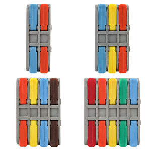 ケーブルナット2導体コンパクトスプライシングワイヤーコネクター2回路イン2アウトレバーワイヤー電気クイックバットスプライス端子 - Product Image 4