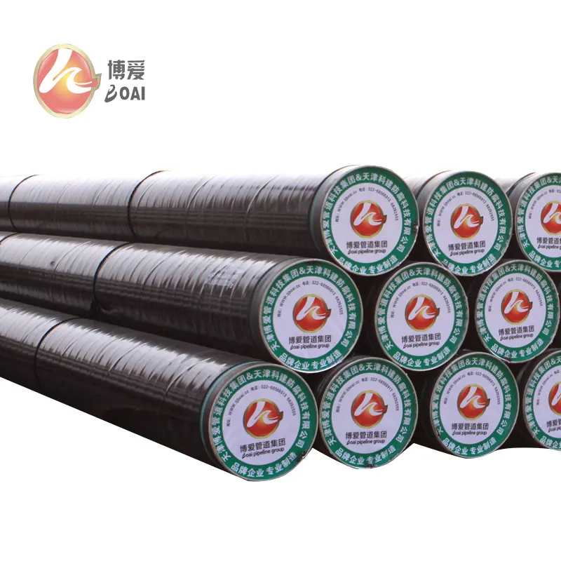 Anti-corrosion steel pipe DIN30670 3PE coating