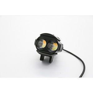 Mini phare de moto Waterbird de <span class=keywords><strong>3</strong></span> pouces, lampe auxiliaire de véhicule à double couleur, feu antibrouillard pour moto - Product Image 2