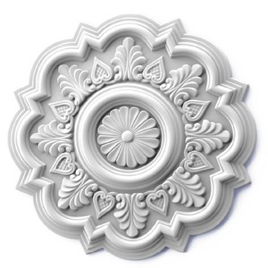 Rosette de <span class=keywords><strong>plafond</strong></span> ronde en polyuréthane Pu Installation facile résistant aux UV pour la décoration de la maison Approvisionnement direct d'usine en gros - Product Image 6
