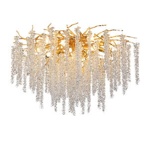 Светильник потолочный из золотистого алюминия - Product Image 6