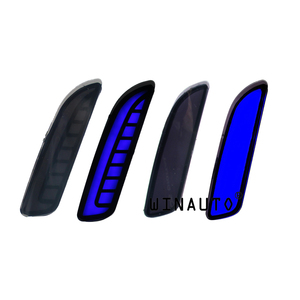 WINAUTO 2020-<span class=keywords><strong>2022</strong></span> para Toyota <span class=keywords><strong>Corolla</strong></span> CROSS LED parachoques trasero DRL luz de advertencia azul nueva condición 12V Volta 3 funciones de conducción - Product Image 1