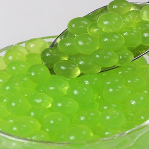 Confezione da 500g di ingredienti per tè a bolle <span class=keywords><strong>blu</strong></span> bacche/<span class=keywords><strong>mela</strong></span> verde/Mango/acqua di castagne che scoppiano perle di Boba - Product Image 3