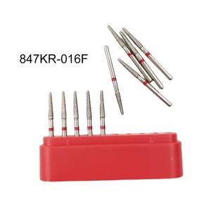 10 adet/kutu diş FG elmas Burs matkap futbol şekli yüksek hızlı el aletleri için diş aksesuarı 847KR-016F - Product Image 2