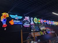 Enseigne de garage en néon de style vintage personnalisée, décor néon LED mural pour enseigne publicitaire commerciale