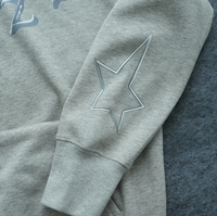 YKH Zip up Hoodies Printing Your Own Logo 390Gsm Fleece Winter Warm Manga larga Personalizado Transfer Print Hoodies para hombres