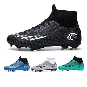 Zapatillas de fútbol personalizadas para hombres, zapatos de fútbol con diseño Oem, su propio césped Artificial para exteriores, Ronaldo
